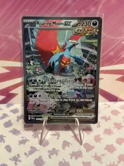 Roaring Moon EX 251/182 Sv04 SIR Pokemon Card - Image 1