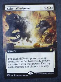 Celestial Judgment Extended Art - Mtg Card #KB - Image 1