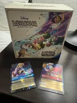 Disney Lorcana: Archazia's Island Unopened Box Donald Duck & Rapunzel Promo Card - Image 1