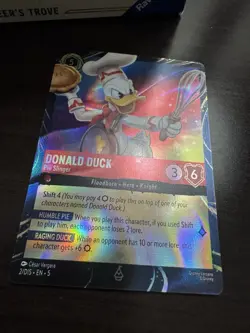 Disney Lorcana: Archazia's Island Unopened Box Donald Duck & Rapunzel Promo Card - Image 4