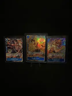 Portgas D Ace One Piece Card Lot (3 Cards) Alt Art And Promos - Image 3