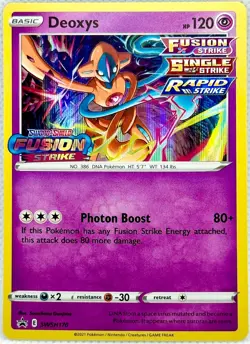 Deoxys - (Prerelease) SWSH170 SWSH: Sword & Shield Promo Cards Holo - Image 1