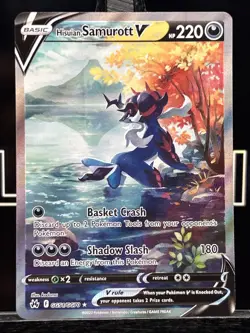 Hisuian Samurott V GG51/GG70 Crown Zenith Galarian Gallery Holo Pokemon Card - Image 3