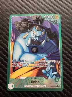 Jinbe (Leader) OP11-021 One Piece Card Game English Bandai One Piece CCG - Image 1
