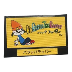 PaRappa the Rapper PS1 Memory Card Sticker Vintage Sony PlayStation Japan - Image 1