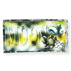 Sony PlayStation 1 Ps1 Moon RPG Adventure Vintage Memory Card Sticker - Image 1