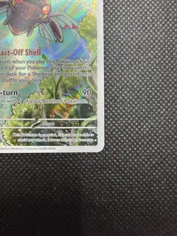 Pokemon TCG Ninjask 137/132 Me01: Mega Evolution Illustration Rare Holo Card NM - Image 3