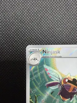 Pokemon TCG Ninjask 137/132 Me01: Mega Evolution Illustration Rare Holo Card NM - Image 4