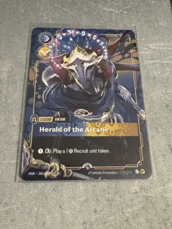 Riftbound Viktor Herald of the Arcane METAL Card Houston Prize Wall Promo - Image 1