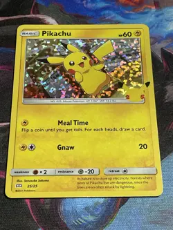 Pikachu 025/025 McDonald's 25th Anniversary Holo Pokemon Card - Image 1