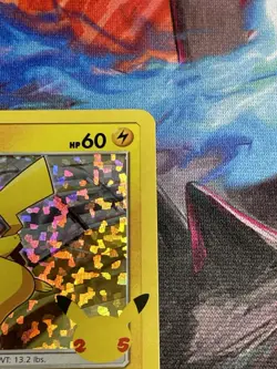 Pikachu 025/025 McDonald's 25th Anniversary Holo Pokemon Card - Image 3