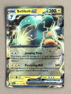 Pokemon 6 card set incl Flying Pikachu Vmax Bellibolt EX Luxray EX Boltund V - Image 2