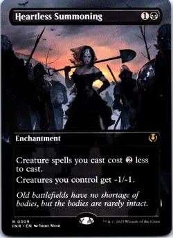 Heartless Summoning (Borderless) R Innistrad Remastered 309 NM NM-LP - Image 1