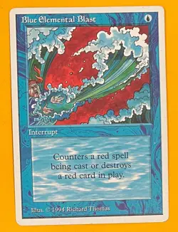 MTG BLUE ELEMENTAL BLAST Summer Magic (Edgar) (OldManMTG 013-325) - Image 1