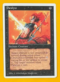 MTG PARALYZE Summer Magic (Edgar) (OldManMTG 013-373) - Image 1