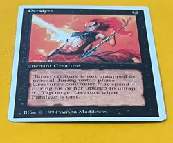 MTG PARALYZE Summer Magic (Edgar) (OldManMTG 013-373) - Image 5