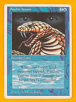 MTG PSYCHIC VENOM Summer Magic (Edgar) (OldManMTG 013-381) - Image 1