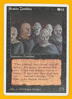 MTG SCATHE ZOMBIES Summer Magic (Edgar) (OldManMTG 013-386) - Image 1