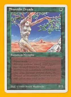 MTG SHANODIN DRYADS Summer Magic (Edgar) (OldManMTG 013-389) - Image 1