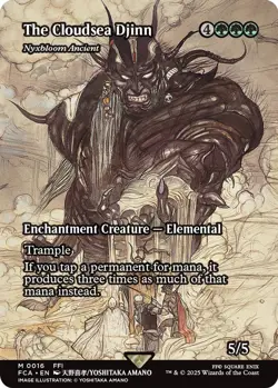The Cloudsea Djinn - Nyxbloom Ancient 16 FINAL FANTASY: Through the Ages NM MTG - Image 1