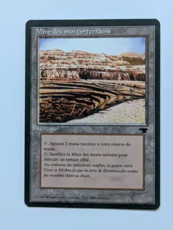 Magic The Gathering Strip Mine 1995 Renaissance French Mine des morts-terrains - Image 2