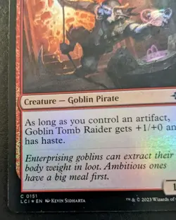 Goblin Tomb Raider 0151 LCI Foil Common The Lost Caverns Of Ixalan MTG - Image 4
