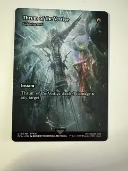 Thrum of the Vestige - Lightning Bolt (Showcase) FCA 40 Normal English NM - MTG - Image 1