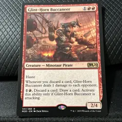 Glint-Horn Buccaneer - MTG Magic the Gathering - Core Set 2020 - Image 1