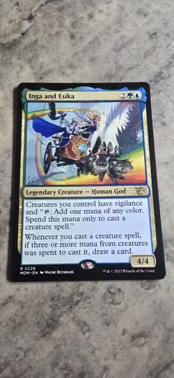 Inga and Esika March of the Machine Regular Legendary Creature Rare MTG NM - Image 1