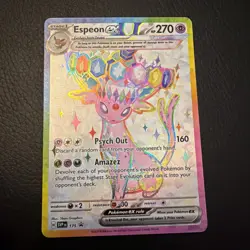 Espeon ex 175 SVP Black Star Promo Prismatic Evolutions Pokemon Card - Image 1