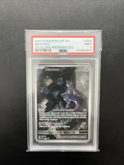 2023 POKEMON BLACK STAR PROMOS 151 ULTRA-PREM COLL #52 MEWTWO PSA 9 - Image 1