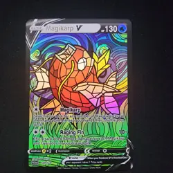 Pokemon Magikarp Stain Glass Holo Read Description - Image 1