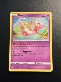 Mew Holo Rare 76/214 Pokemon Unbroken Bonds NM/LP - Image 1