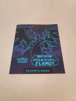 Phantasmal Flames Player's Guide - Pokemon TCG Elite Trainer Box Booklet - Image 1