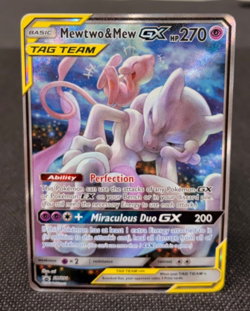 Mewtwo & Mew GX SM191 Sm Promo Holo (Tag Team) Pokemon TCG - Image 1