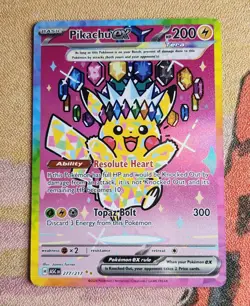 Pokemon Pikachu EX SIR 277/217 Ascended Heroes English - Pack Fresh - NM - Image 1