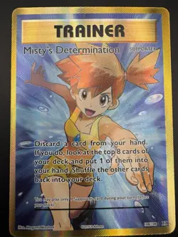 Misty's Determination Full Art 108/108 Pokemon XY Evolutions Ultra Rare Holo - Image 3