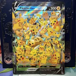 Pikachu V-UNION SWSH141 Jumbo -- Pokemon TCG Celebrations Promo -- NEAR MINT - Image 1