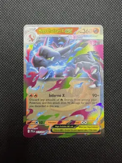 Pokemon TCG Mega Charizard X ex - Double Rare ME02: Phantasmal Flames 013/094 NM - Image 1