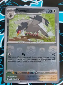 Pokemon TRANQUILL - 072/086 - (Master Ball Pattern) - SV: Black Bolt - Image 1