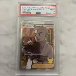 2021 Pokemon Celebrations Professors Research Full Art. - Image 1