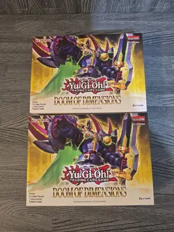 Yu-Gi-Oh! TCG Doom of Dimensions 2 MINI BOOSTER BOX 1st Edition - FACTORY SEALED - Image 1