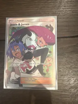 Pokemon Jesse & James Full Art Trainer PSA 9 Sun And Moon Hidden Fates 68/68 MT - Image 1