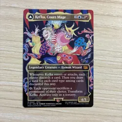 MTG - (Borderless) KEFKA, COURT MAGE #322 - Final Fantasy (M) - Image 1