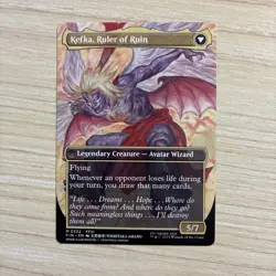 MTG - (Borderless) KEFKA, COURT MAGE #322 - Final Fantasy (M) - Image 2