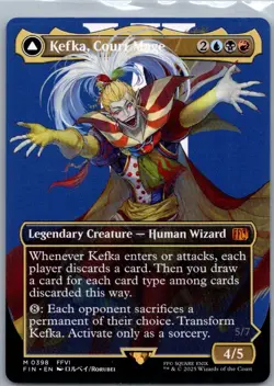 Kefka, Court Mage (0398) (Borderless) 398 FINAL FANTASY Magic: The Gathering NM - Image 1