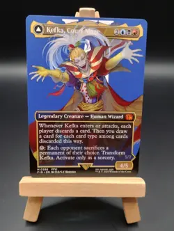 MTG: Final Fantasy - Kefka, Court Mage (0398) (Borderless) - Image 1