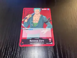 1x Roronoa Zoro Leader OP01-001 LP One Piece TCG - Image 1