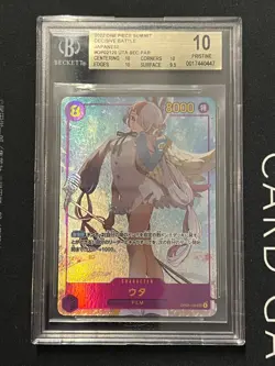BGS 10 Pristine Uta SEC ALT OP02-120 - Paramount War - One Piece Japanese TCG - Image 1