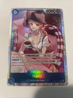 One Piece TCG Nami SR OP11-054 A Fist of Divine Speed English - Image 1